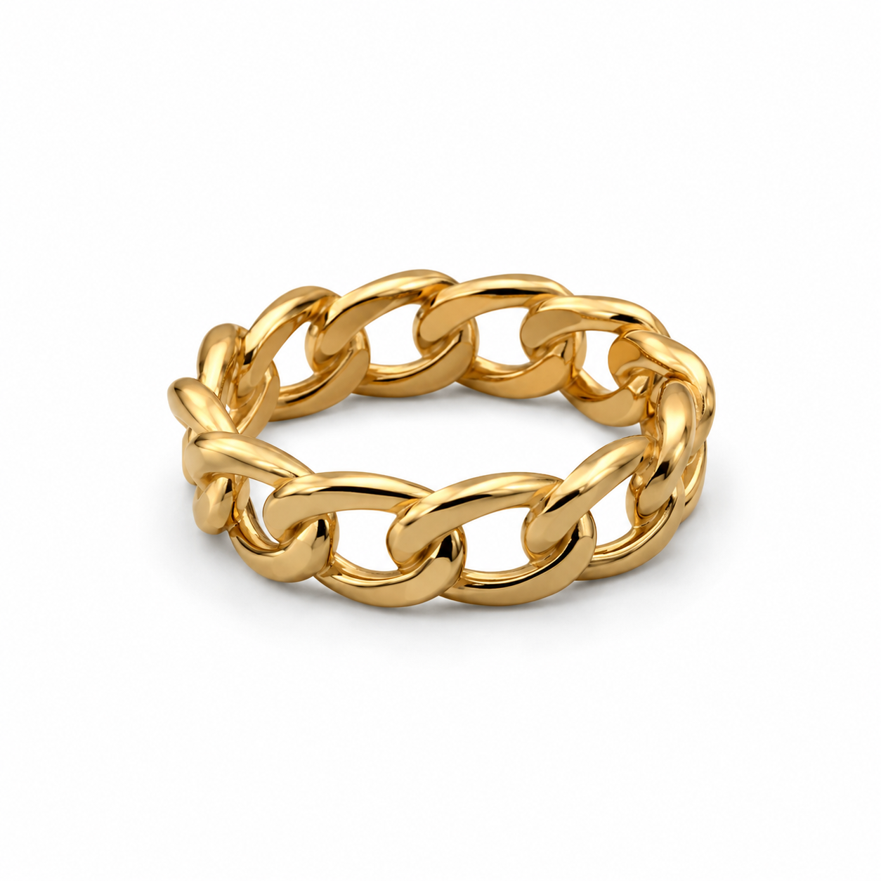Bold Curb Chain Ring