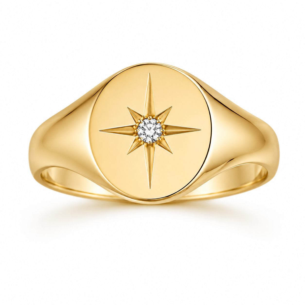 Celestial Star Signet Ring