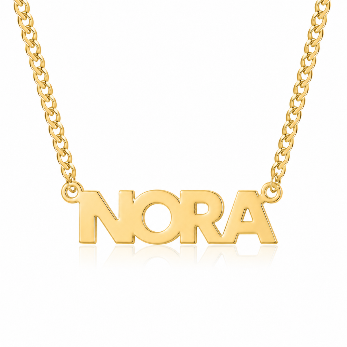 Bold NORA Letter Necklace